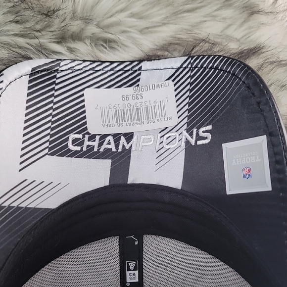 New England Patriots.
 Super Bowl.New Era 9FORTY Adjustable Gray Cap - Picture 11 of 16